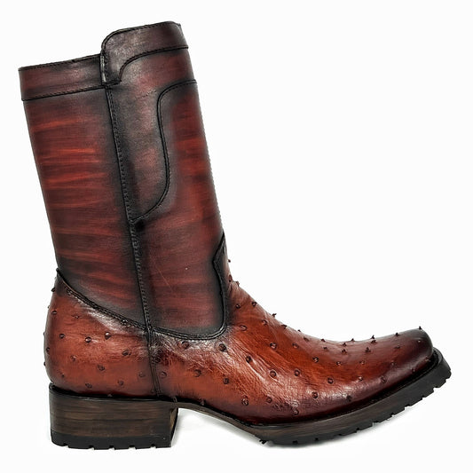 Classic Long Woodgrain Cowboy Boots