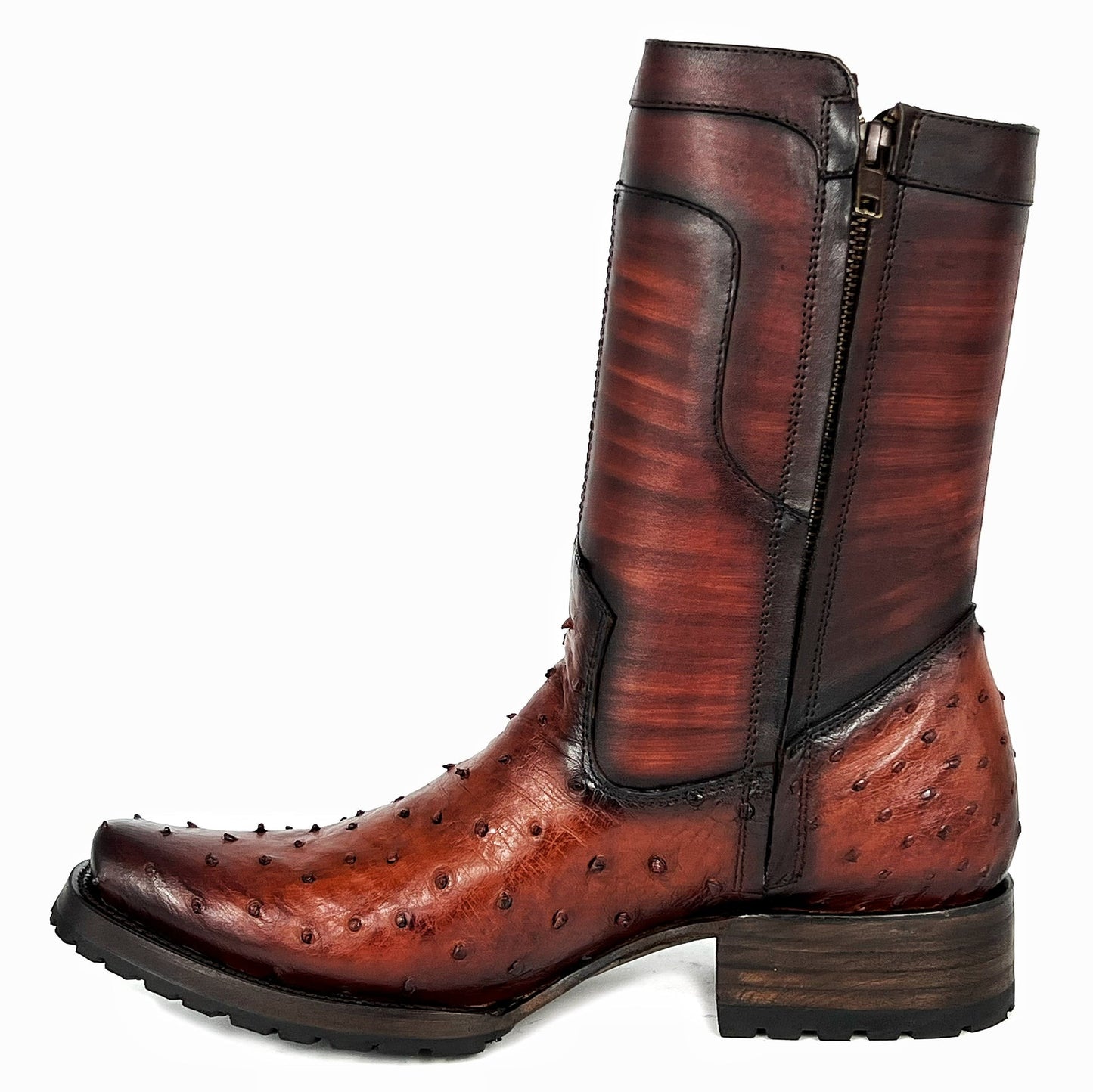 Classic Long Woodgrain Cowboy Boots