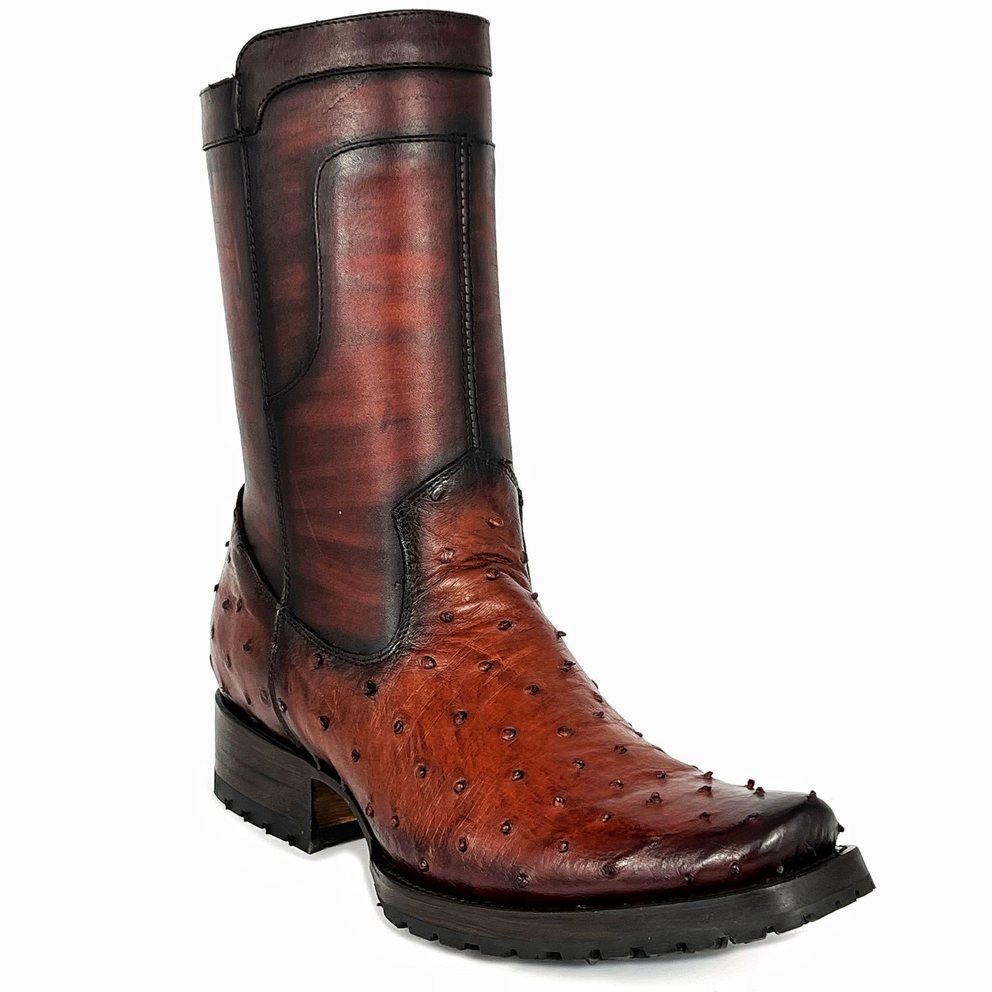 Classic Long Woodgrain Cowboy Boots