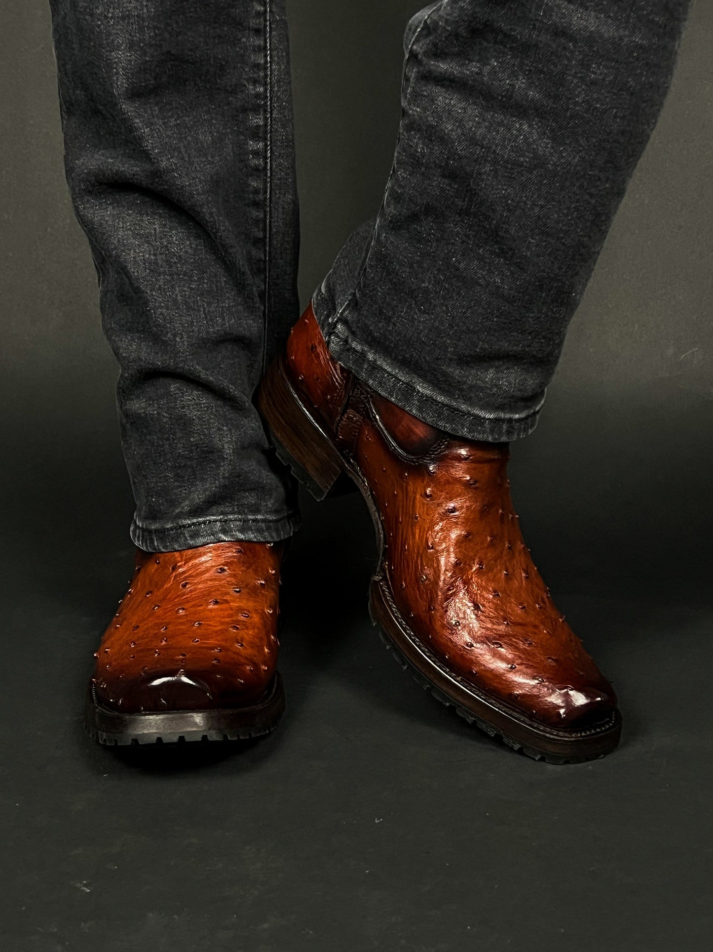 Classic Long Woodgrain Cowboy Boots