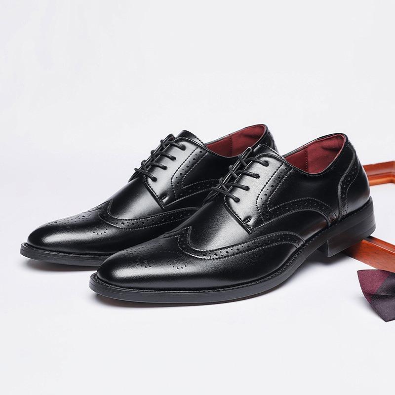 Classic Business Pointed Toe Leather Shoes