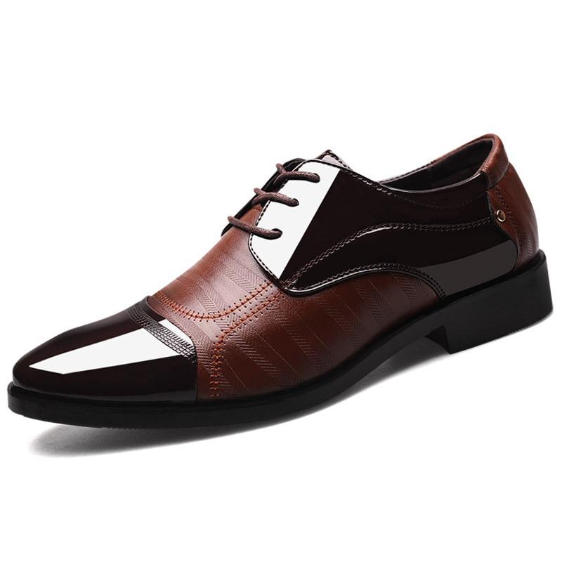 Casual Business Lace-Up Leather Shoes