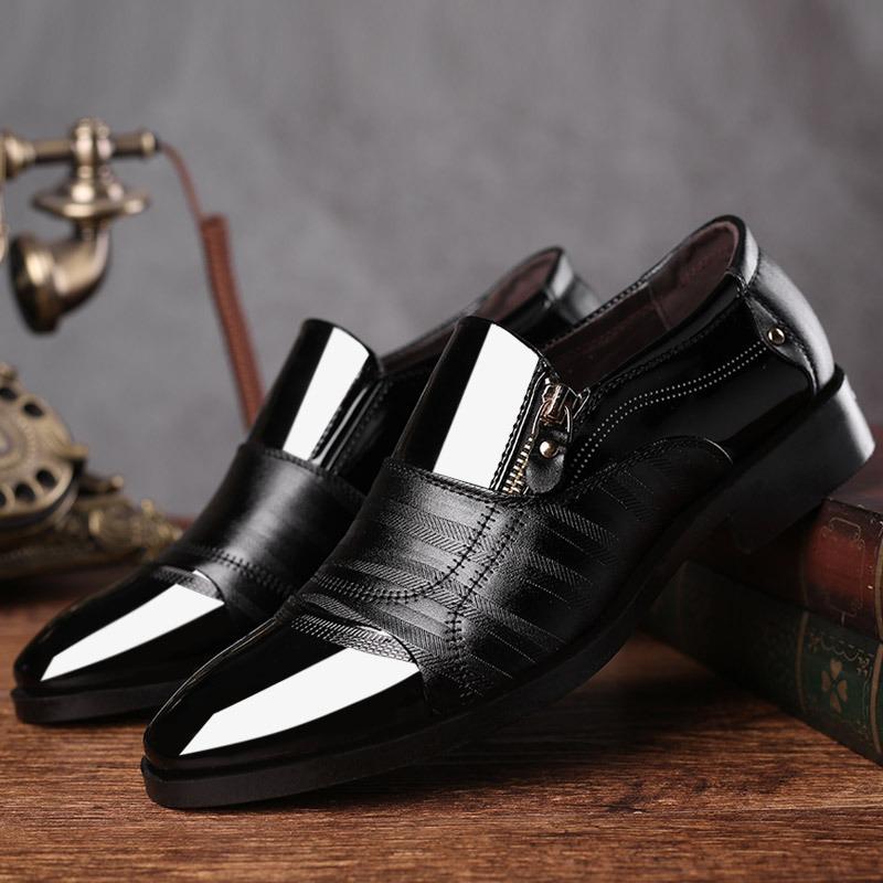 Casual Business Lace-Up Leather Shoes