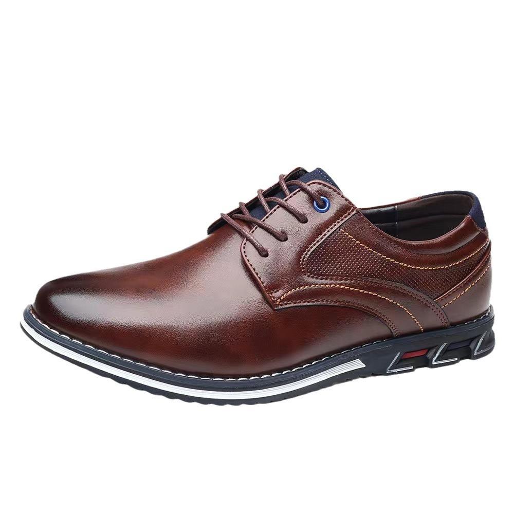 Classic Versatile Casual Lace-up Leather Shoes