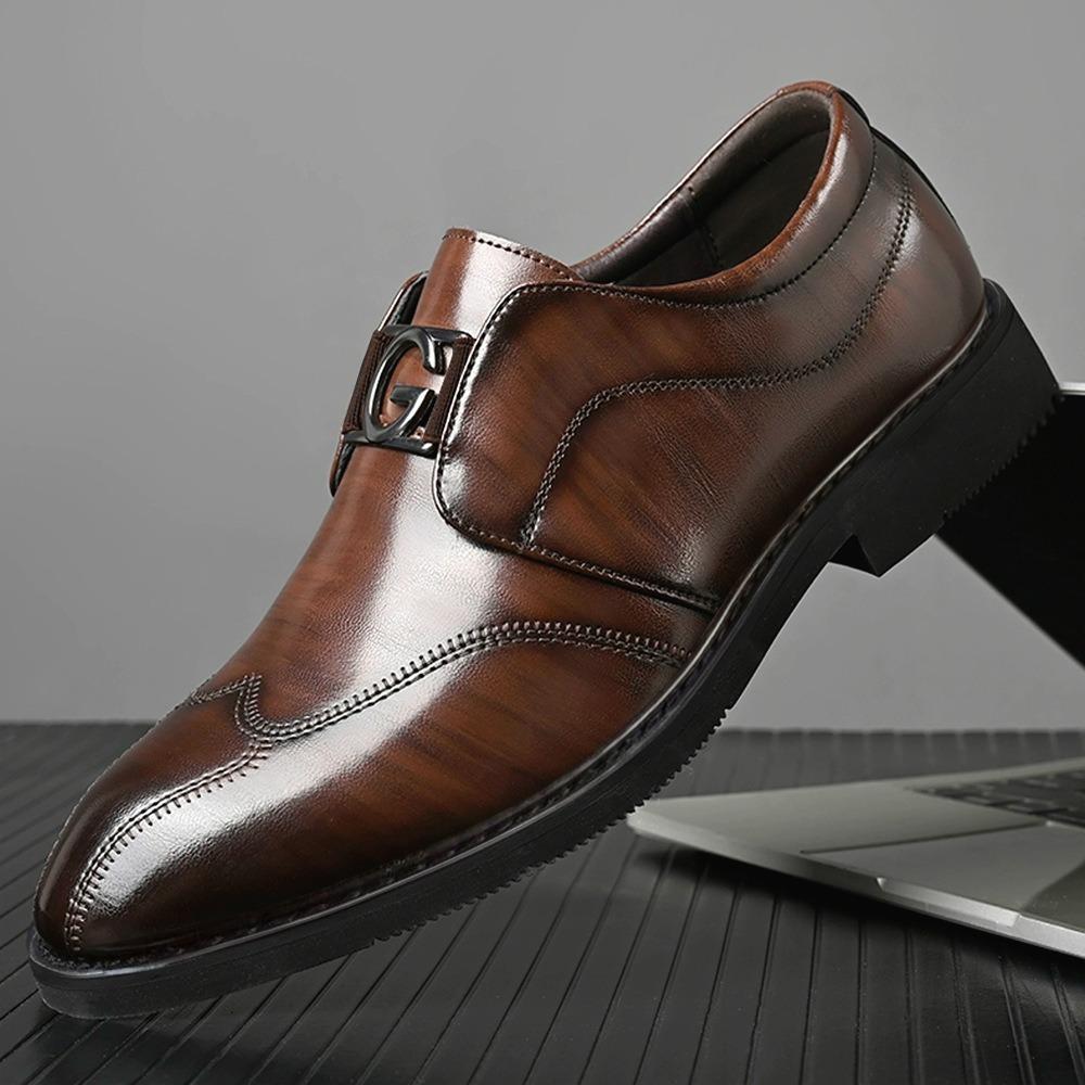 Casual Business Letter Leather Shoes