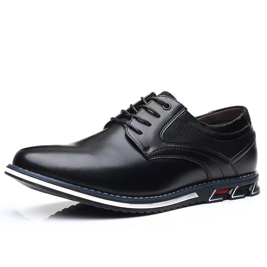 Classic Versatile Casual Lace-up Leather Shoes